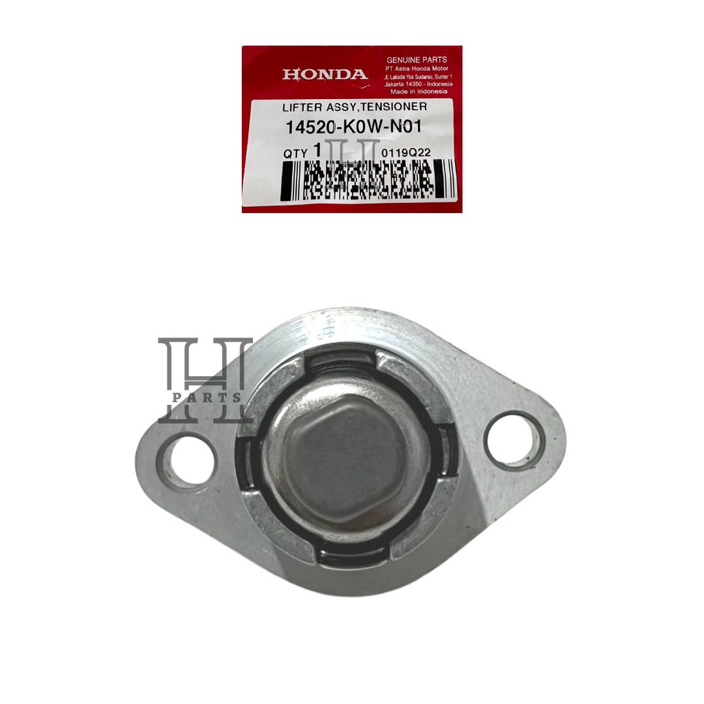 TONJOKAN OTOMATIS SETELAN RANTAI KETENG LIFTER ASSY TENSIONER ADV PCX VARIO 125 150 ESP 14520-K0W-N01 ASLI ORIGINAL AHM HGP HONDA