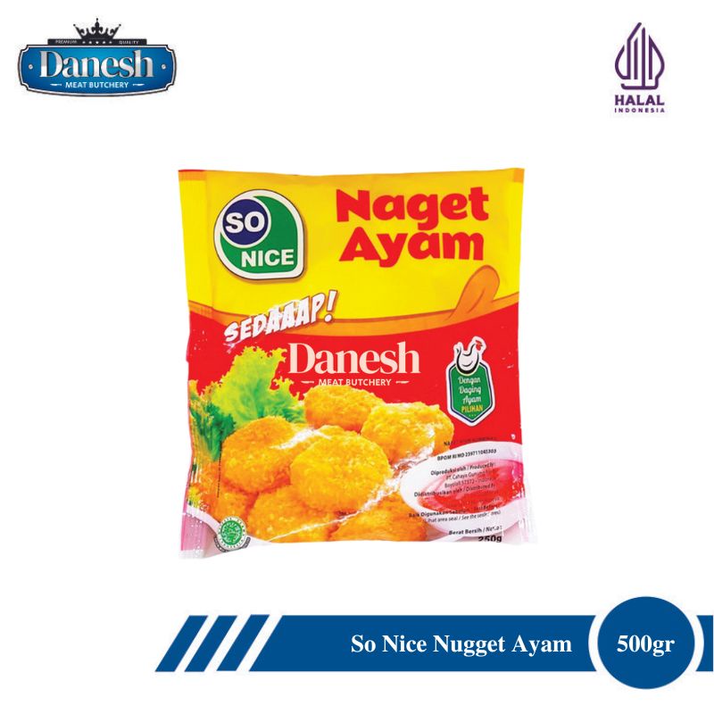 So Nice Naget Ayam 500gr Frozen Food Halal