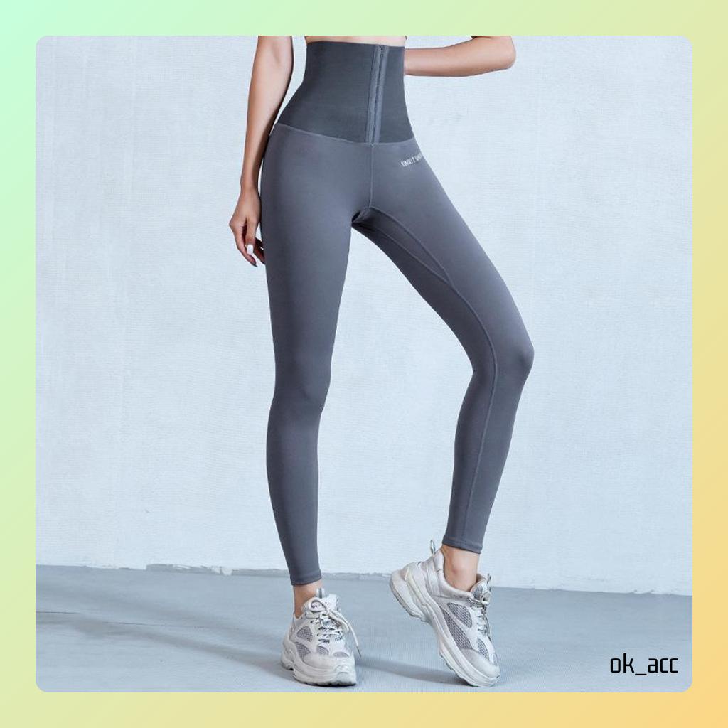 Legging Panjang Celana Pinggang Olahraga yoga perut langsing WT03