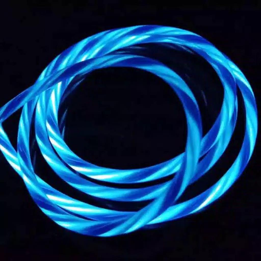 KABEL DATA LED FLOW GLOWING TYPE C 3A