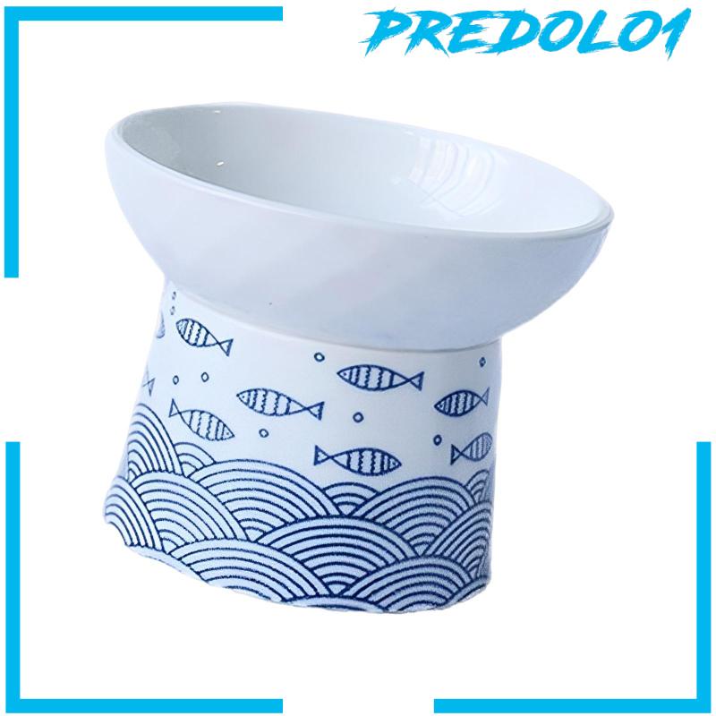 [Predolo1] Elevated Bowl Anti Slip Perlengkapan Hewan Peliharaan Kucing Anjing Mangkuk Untuk Anjing Kecil Kucing Kitten