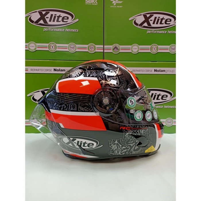 Helm Full Face X-Lite XLite X803RS X-803RS Ultra Carbon Petrucci