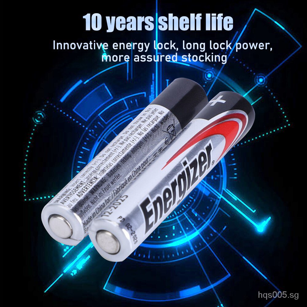 2 Buah/Banyak Energizer AAAA Baterai 1.5V Baterai Alkaline untuk Stylus Laser Pen Jam Alarm Bluetooth Hea GZV9
