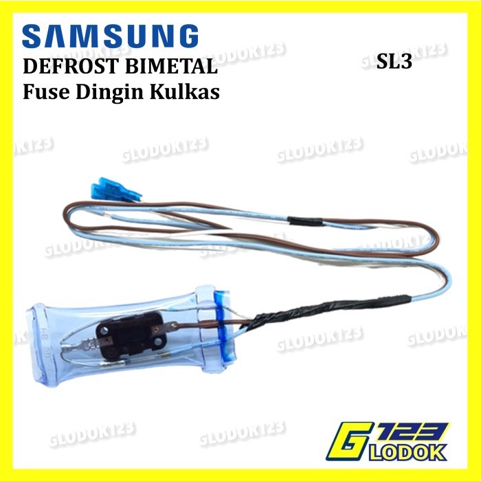 Defrost Bimetal Fuse Dalam Pius Dingin Kulkas SAMSUNG 3 Kabel ORIGINAL