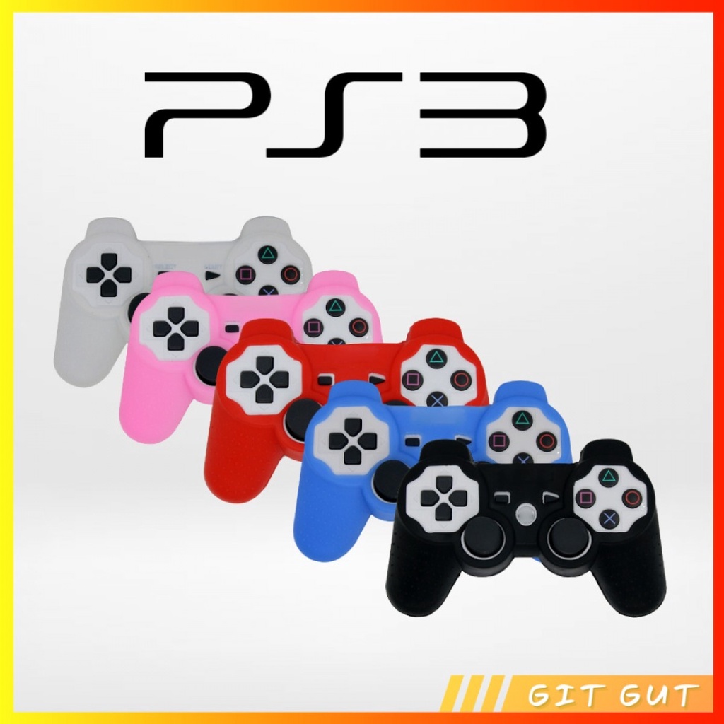 PS3 Sarung Silicone Silikon Silicon Cover Case Stick Stik Controller