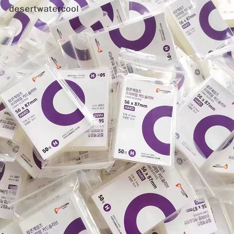 Deid 50pcs Korea Card Sleeves Acid Free CPP Hard 3inch Photocard Pelindung Film Martijn