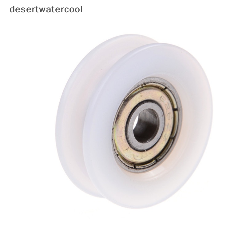 Deid Baru 6*30*10mm U Groove Metal Shield Nylon Pulley Wheels Roller Ball Bearings Martijn
