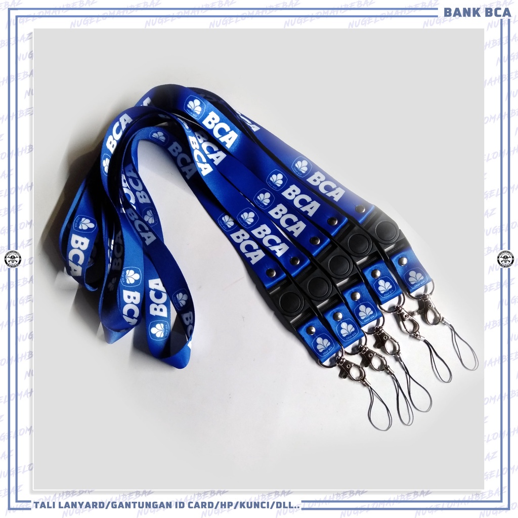 

TALI LANYARD/GANTUNGAN ID CARD/HP/KUNCI BANK BCA