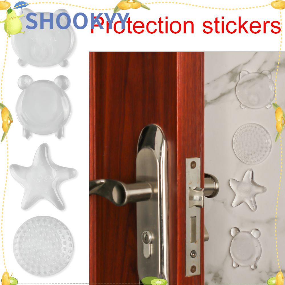 CHOOKYY Door Stops Waterable Crash Shockproof Stiker Perlindungan Transparan