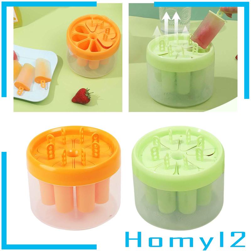 [HOMYL2] Cetakan Es Krim Dengan Stik Pelepas Mudah Perlengkapan Pesta Musim Panas Popsicles Molds