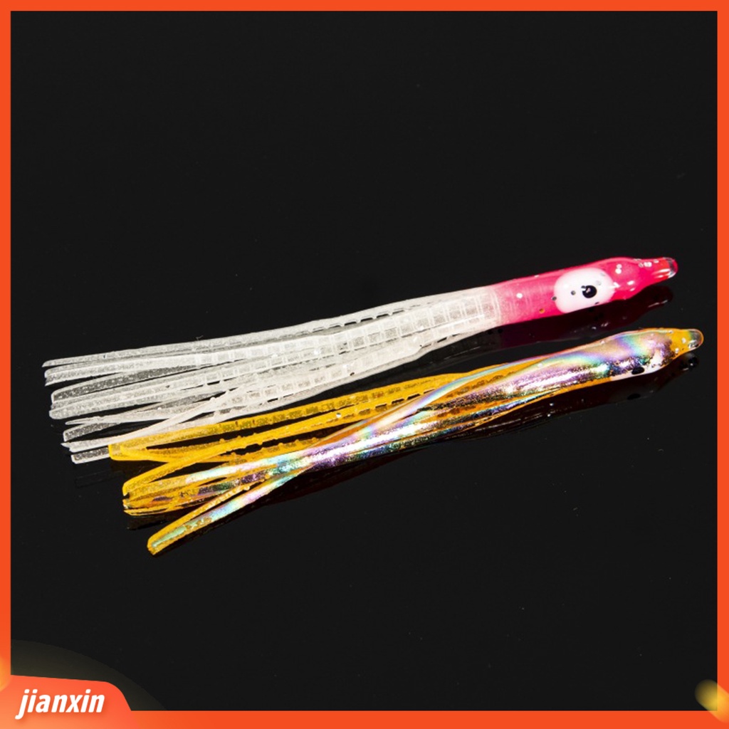 (In Stock) 10Pcs Umpan Cumi Luminous Praktis Banyak Digunakan Aksesoris Handal Buatan Memancing Memikat Alat Pancing