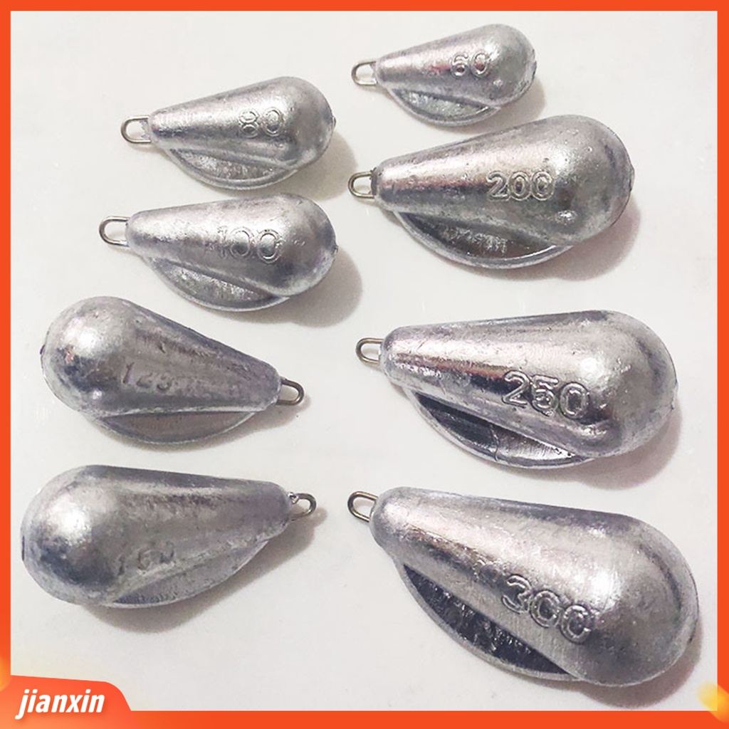 (In Stock) Sinker Pancing Padat Cepat Tenggelam Keras Water Drop Fishing Lead Untuk Memancing