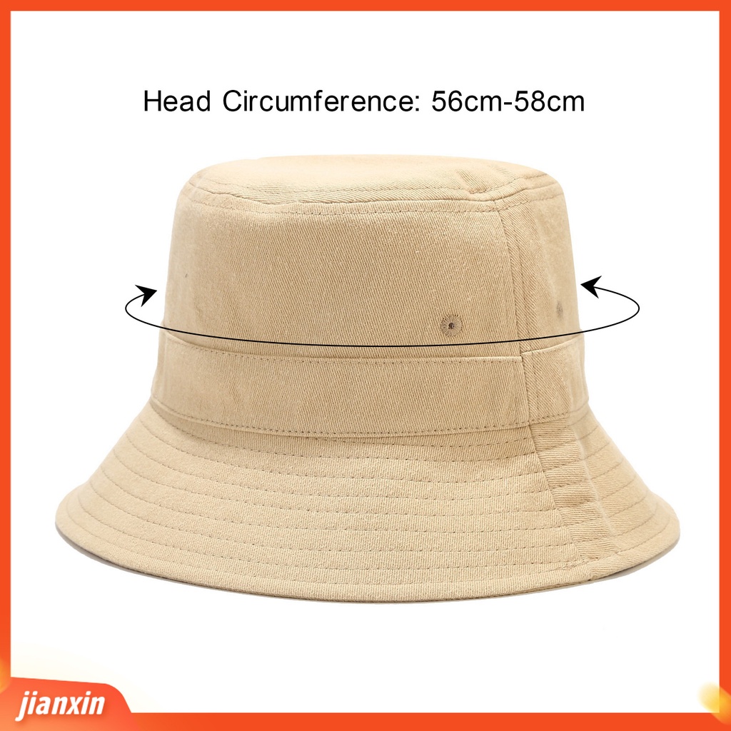 (In Stock) Topi Matahari Lipat Sun Block Katun Trendy Outdoor Topi Bucket Panas Untuk Outdoor