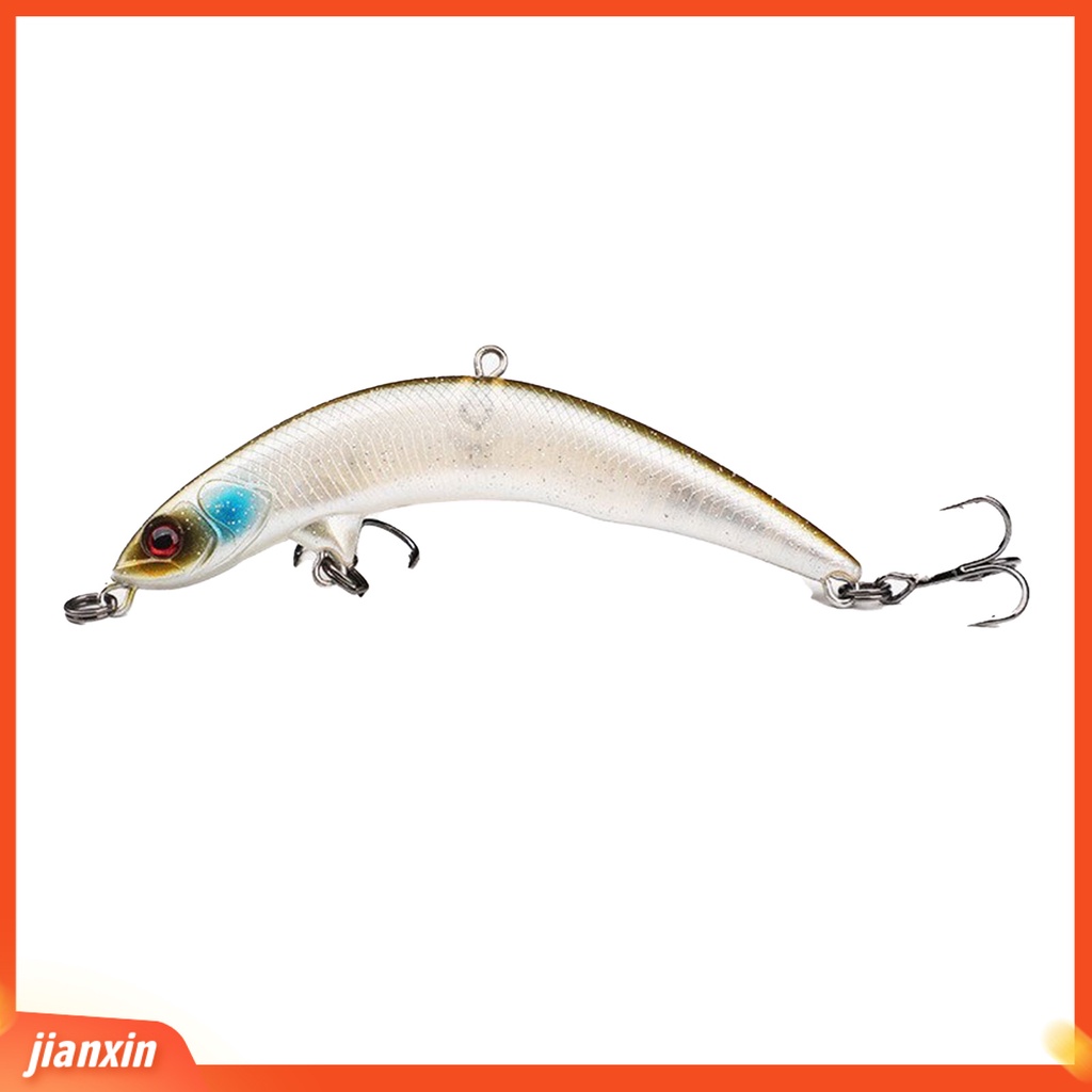 (In Stock) Umpan Pancing 3D Mata Simulasi Tahan Angin Rendah Kebisingan Diinduksi Topwater Fish Swimbait Dengan Kait Tajam Bercabang Tiga Untuk Air Asin Air Tawar