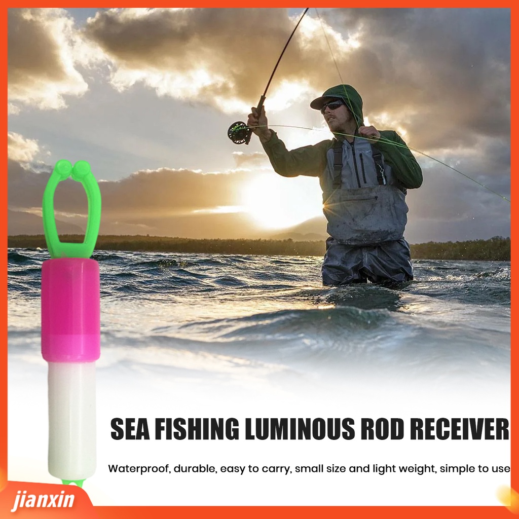 (In Stock) Lampu Stick Sinker Waterproof Compact Size Ultralight Tepi Halus Daya Tahan Tinggi Malam Memancing Glow Stick Wadah Pelampung Memancing Aksesoris