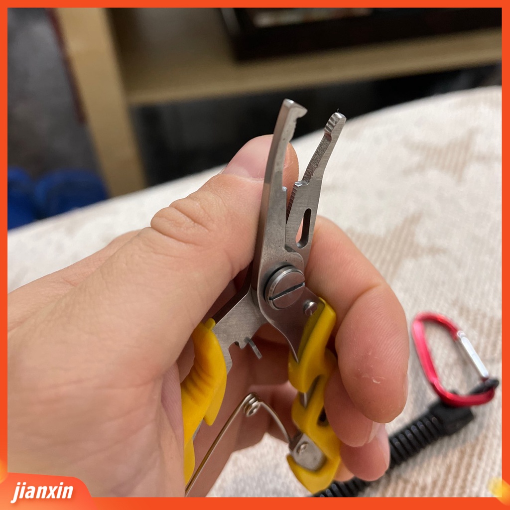 (In Stock) Tang Angling Fleksibel Tang Pemikat Musim Semi Reset Otomatis Bahan Stainless Steel Tahan Aus Untuk Memancing