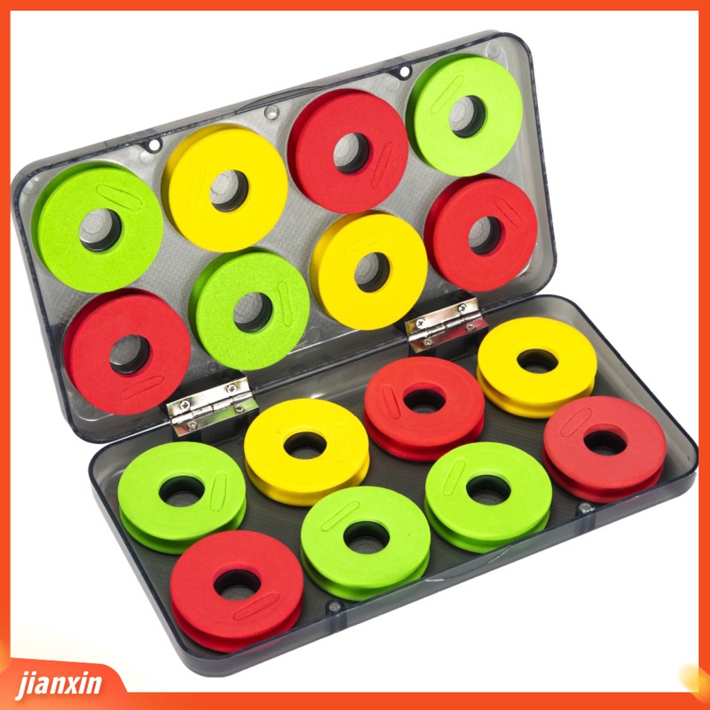 (In Stock) 16 Pcs/Set Busa EVA Outdoor Pancing Spool Bobbin Winding Board Putaran Coil Winder Organizer
