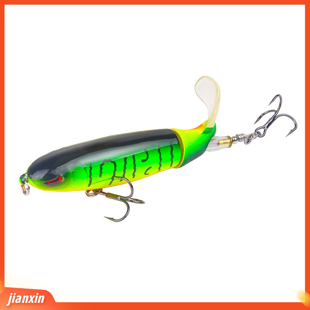 (In Stock) 10cm Outdoor Rotating Tail Floating Hard Umpan Pancing Lures Tackle Kait Tajam