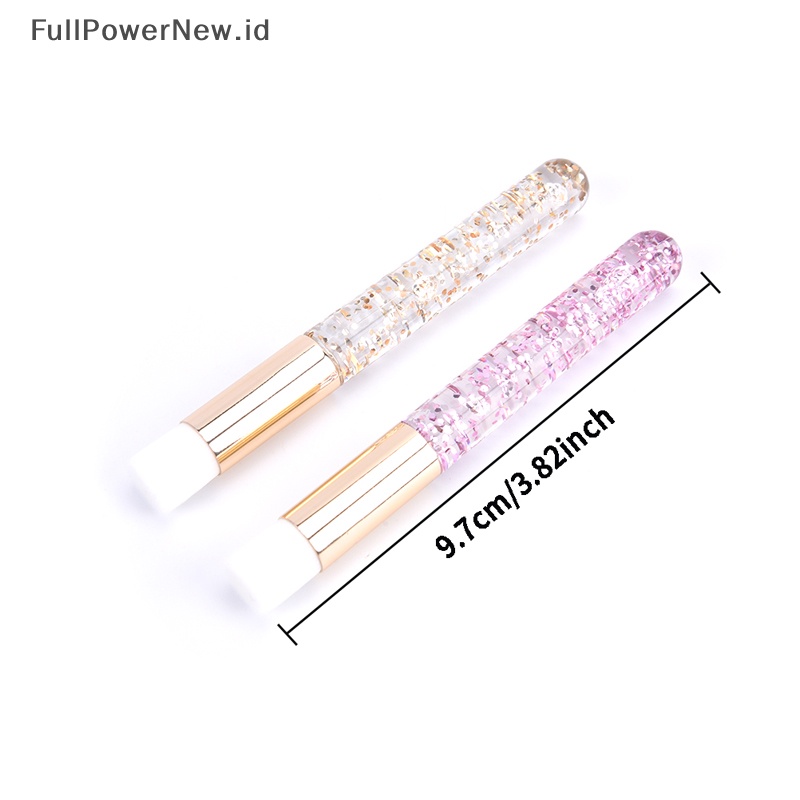 Power Sequin Sikat Pembersih Bulu Mata Cuci Makeup Brush Eyelash Lash Extensions Tool ID