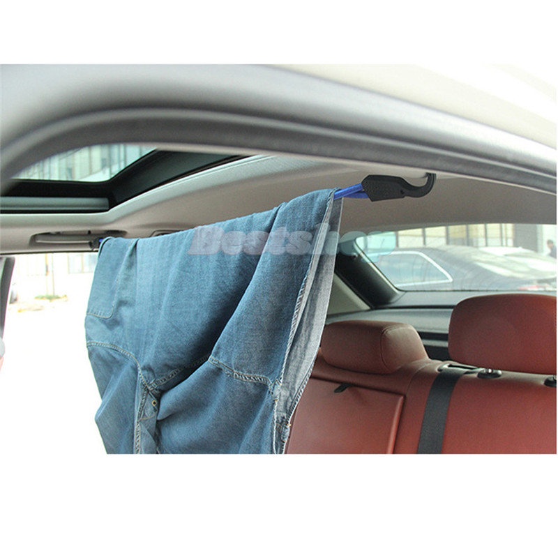 1.5m Tali Elastis Adjustable Tension Belt Bagasi Mobil Tali Bagasi Tali Pengikat Koper Perjalanan Luar Ruangan Jemuran Tensioning Sabuk Gantungan Baju Aksesoris Interior