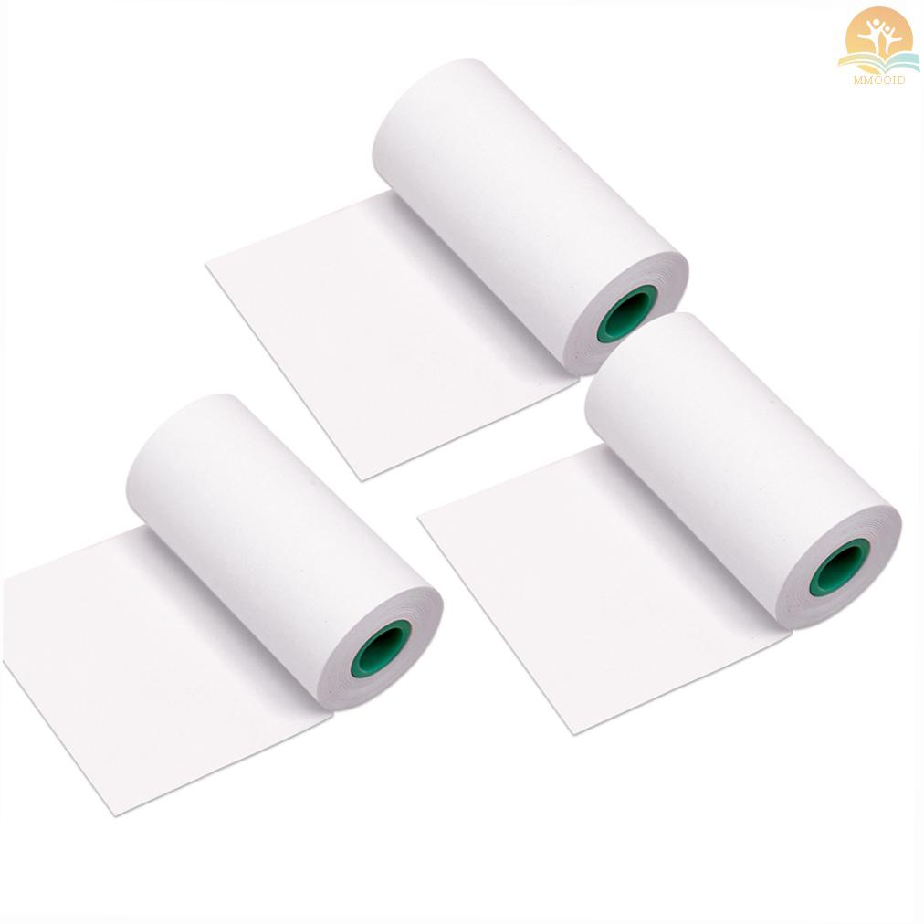 In Stock PeriPage Tahan Lama 10-tahun Preservation Note Thermal Paper Roll 56*30mm/2.2*1.2in Font Hitam Bebas BPA Ada Label Perekat Untuk PeriPage A6 /A8 /P6 Paperang P1 /P2 Thermal