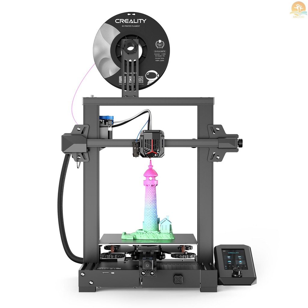 In Stock Creality 3D Ender-3 V2 Neo Desktop 3D Printer FDM Mesin Cetak 3D Dengan 220*220*250mm Build Volume CR Sentuh Auto Leveling Full Metal Extruder Flexible Magnetic Platfo