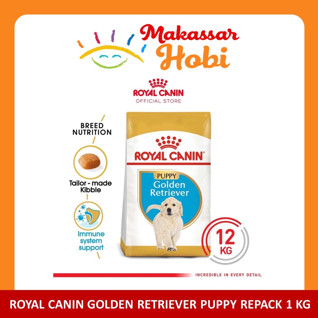 Royal Canin Golden Retriever Puppy Repack 1 kg Makanan Anak Anjing RC