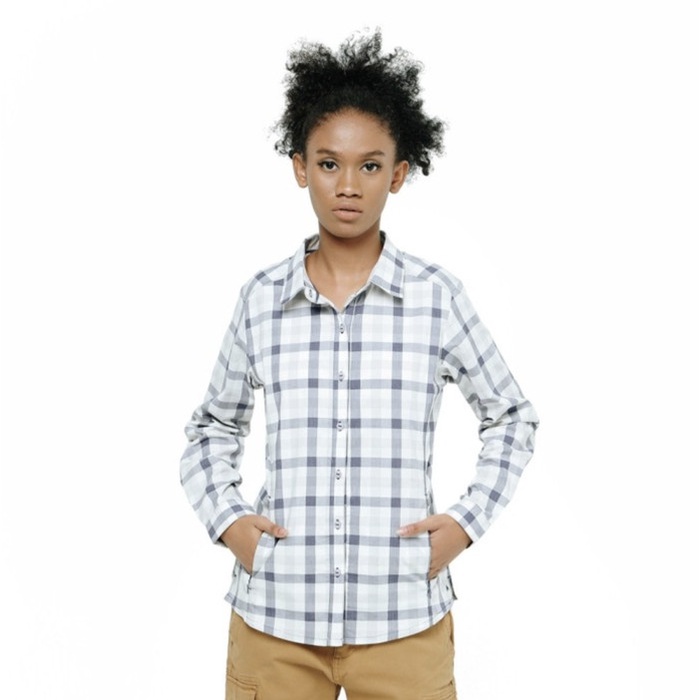 EIGER 1989 KEMEJA WANITA RIVERA LS SHIRTS - BLUE