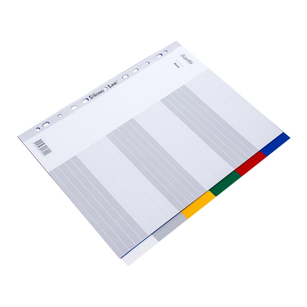 

[Artomas] Bantex A4 Maxi 6 Pages Divider PP 6016 00