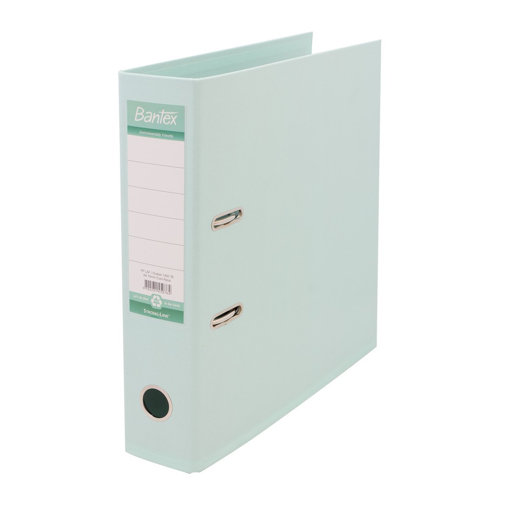 

[Artomas] Bantex Lever Arch File Ordner Plastic A4 7cm Cool Aqua #1450 76