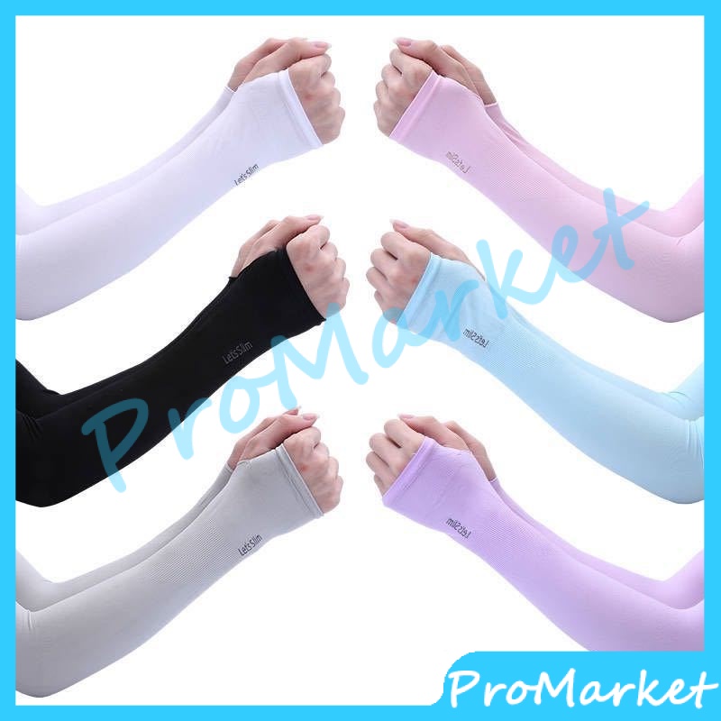 Manset Tangan Polos / Handsock Lubang jempol / Maset Warna