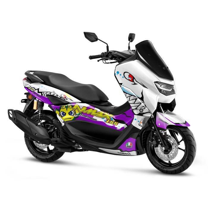 Stiker Decal Full Body Motor yamaha Nmax OLD / NEW - HIu Shark 7