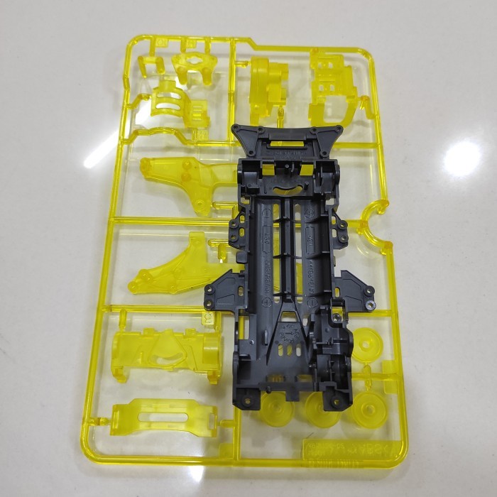 Tamiya Chassis & Gearbox Clear Yellow Vz Chassis Loose Neo Advance Ori
