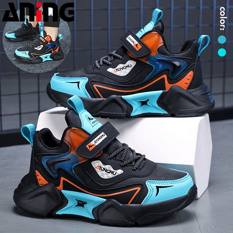 Sepatu Anak Laki Laki Daily Outfit Populer Kids Shose Desain Simple Elegan Cool Tidak Licin Ootd Tam