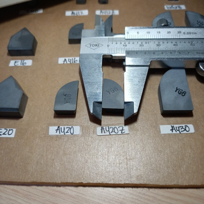 ECER widia A420 YG6 - betel widia -betel bubut widia - tip widia yg6 dt yg6