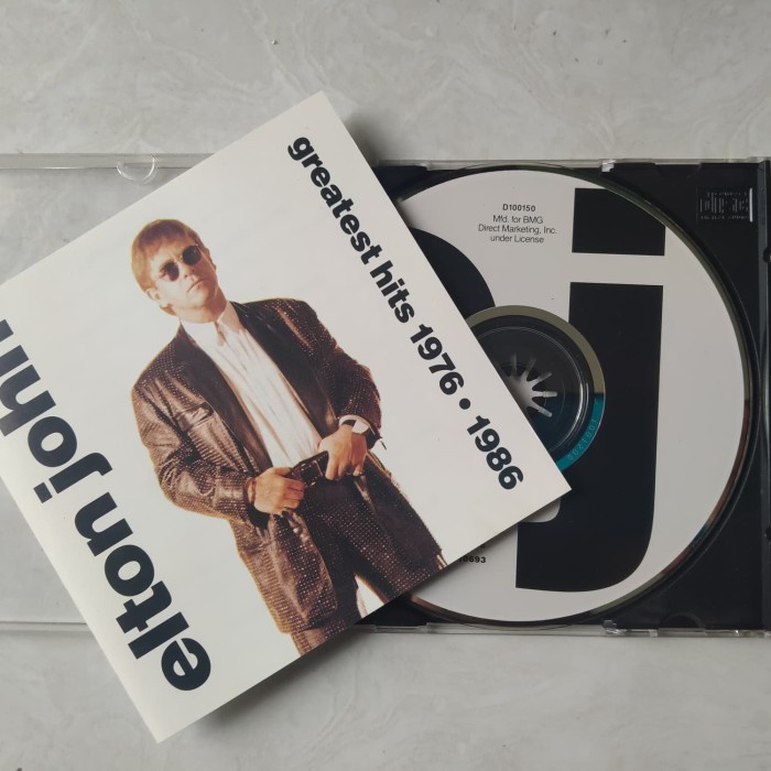cd import elton john greatest hits 1976-1986