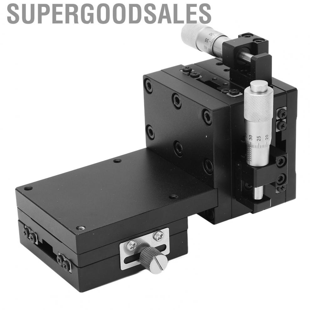 Supergoodsales Accurate Linear Stage  Practical Manual XYZ Axes Sturdy Aluminum Alloy for Inspection