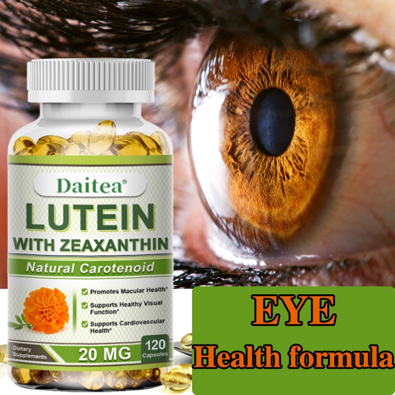 Suplemen Lutein | Mencegah kehilangan penglihatan, meningkatkan penglihatan, menyerap cahaya biru, m