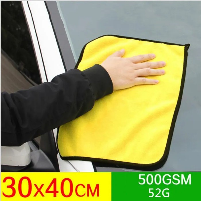 VS Kain Lap Microfiber 2 Sisi 30x40 Multifungsi Mobil Motor Dapur 30 x 40 Vs57