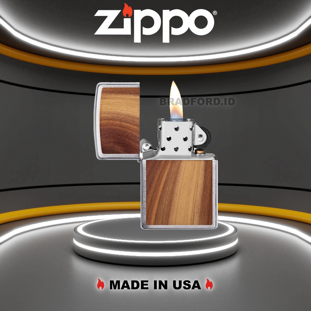 Zippo WOODCHUCK USA Cedar 29900 Original Garansi Resmi