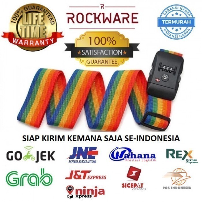 

ROCKWARE Luggage Strap Lock 3 Digit PIN with TSA Lock