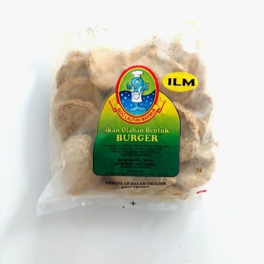 

ILM BURGER IKAN OLAHAN PEMPEK kulit 500 gram