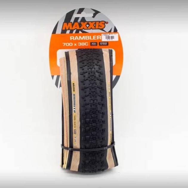 Ban Luar Sepeda Gravel Maxxis Rambler Skinwall 700 x 38C Kevlar