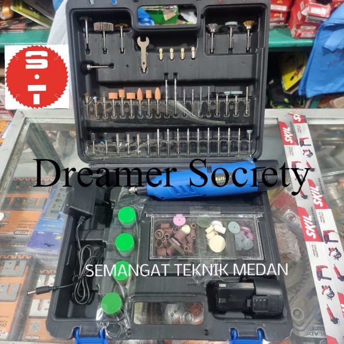 Berkualitas CMG12125A CORDLESS MINI DIE GRINDER GRENDA BOTOL 3mm 128PCS SET MOLLAR DXU541