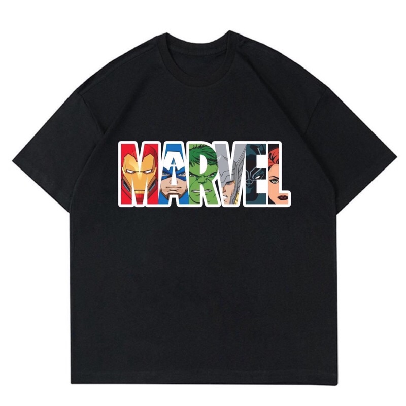 KAOS BAJU MARVEL AVENGERS | T-SHIRT MARVEL AVENGERS OVERSIZE | BAJU CARTOON MOVIES MARVEL AVENGERS V