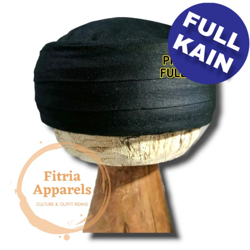 peci buhun klasik FULL KAIN permanen siap pakai - candra sumirat - iket sunda praktis permanen peci 