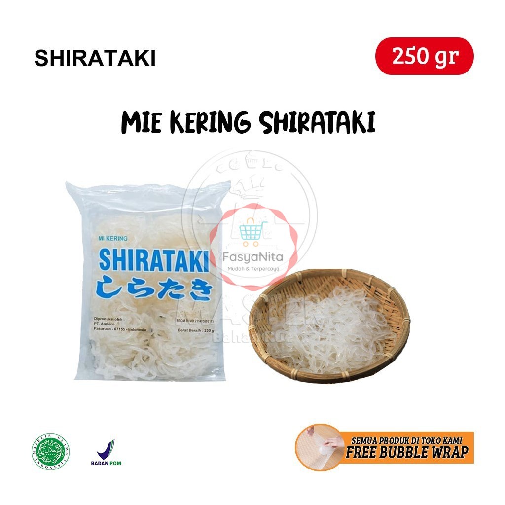 

Mie Kering Shirataki/ Dry Shirataki Noodles 250 gr [DIET KETO/MIE SEHAT/DIABETES]