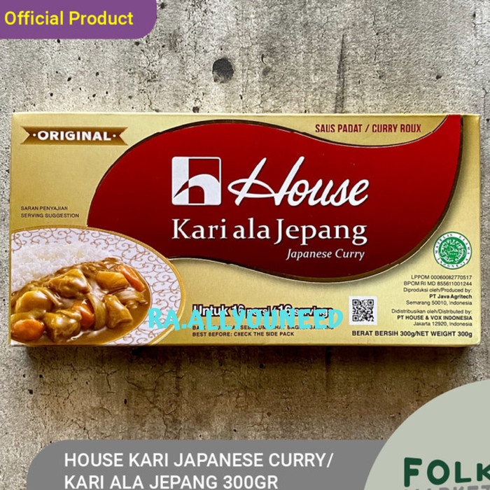 

Japanese Curry Original/Kari Ala Jepang 300gr(16porsi)