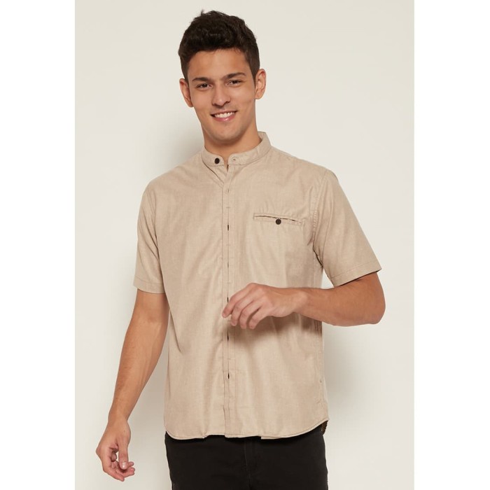 New Trend Carvil Baju Koko SAFIY-KH KHAKY - S