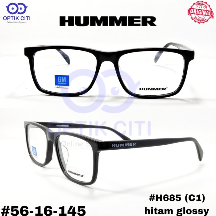 Frame Kacamata Pria Hummer H 685 Original